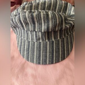Striped Newsboy Cap